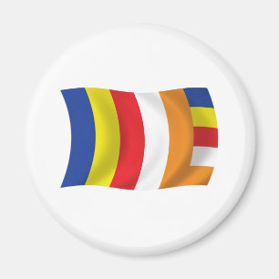 Íman Ímã de Bandeira da Religião Budista