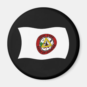 Íman Ímã de Bandeira da Reserva Leech Lake
