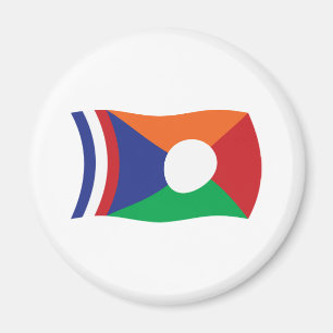 Íman Ímã de Bandeira da Reunião