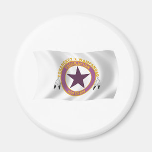 Íman Ímã de Bandeira da Tribo Wampanoag
