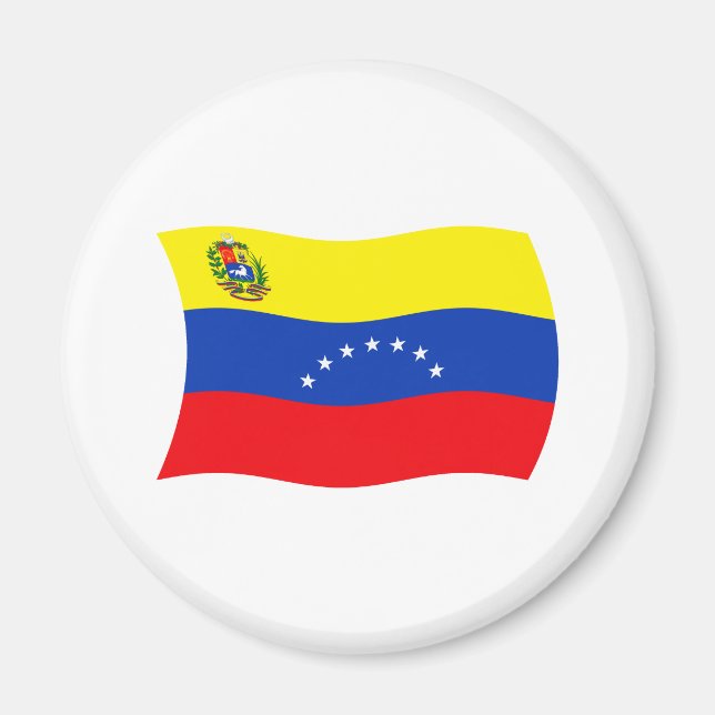 Íman Ímã de Bandeira da Venezuela (Frente)