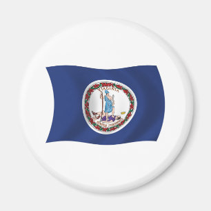 Íman Ímã de Bandeira da Virgínia