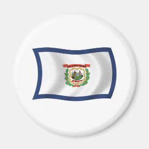 Íman Ímã de Bandeira da Virgínia Ocidental