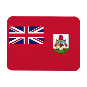 Íman Ímã de bandeira das Bermudas patriótico