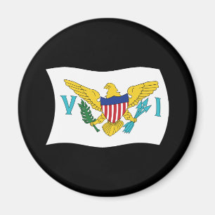 Íman Ímã de Bandeira das Ilhas Virgens Americanas