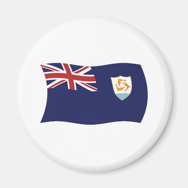 Íman Ímã de Bandeira de Anguilla (Frente)