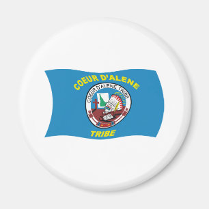 Íman Ímã de Bandeira de Coeur d'Alene