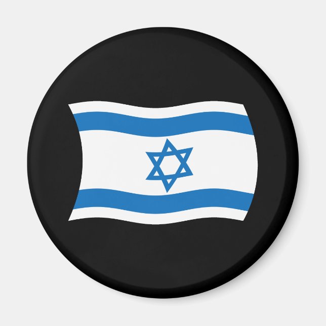 Íman Ímã de Bandeira de Israel (Frente)