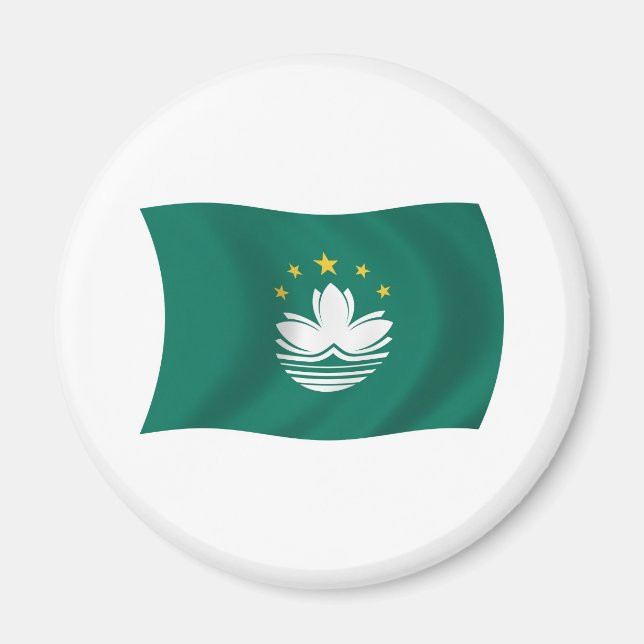 Íman Ímã de Bandeira de Macau (Frente)