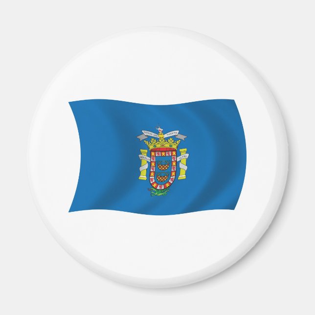 Íman Ímã de Bandeira de Melilla (Frente)