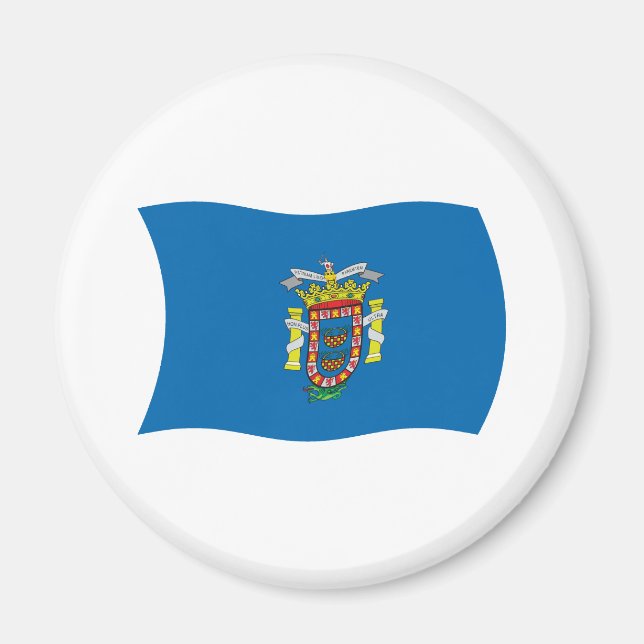 Íman Ímã de Bandeira de Melilla (Frente)