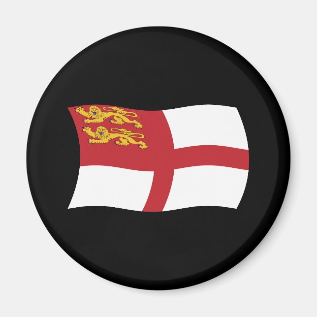 Íman Ímã de Bandeira de Sark (Frente)