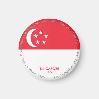 Íman Ímã de Bandeira de Singapura
