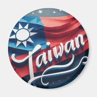 Íman ímã de bandeira de Taiwan