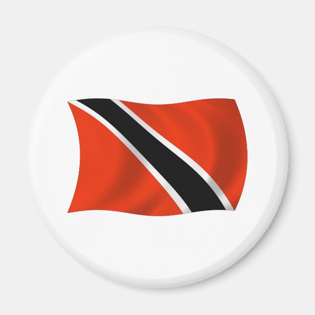 Íman Ímã de Bandeira de Trinidad e Tobago (Frente)