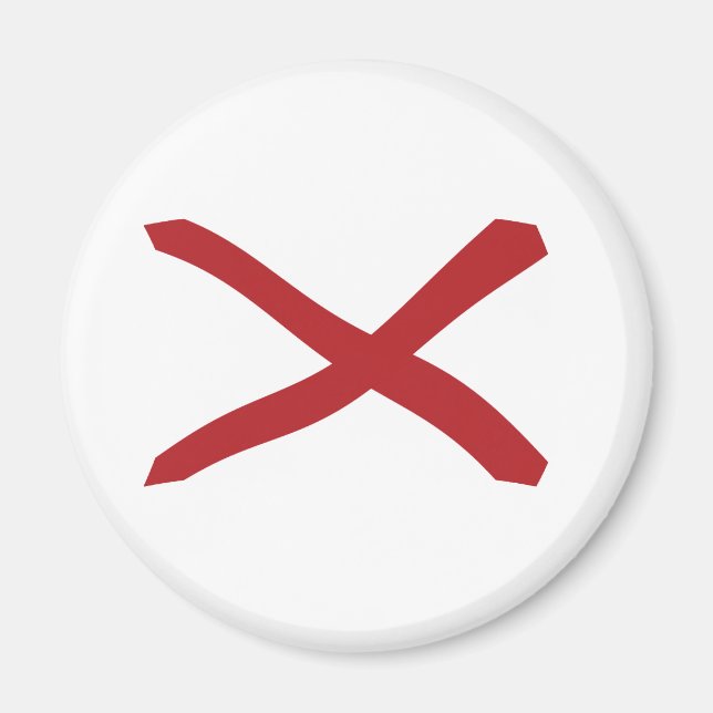 Íman Ímã de Bandeira do Alabama (Frente)