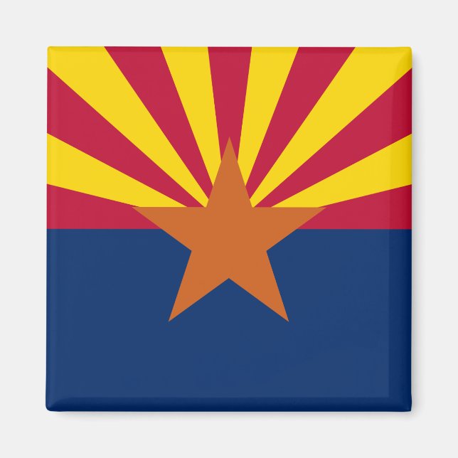 Íman Ímã de Bandeira do Arizona (Frente)