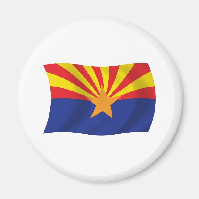 Íman Ímã de Bandeira do Arizona (Frente)