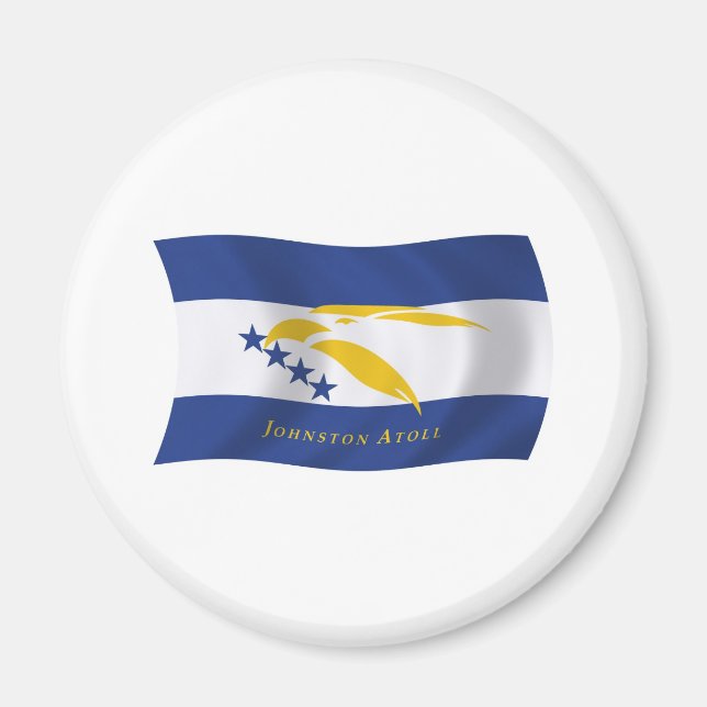 Íman Ímã de Bandeira do Atol de Johnston (Frente)