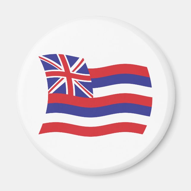 Íman Ímã de Bandeira do Havaí (Frente)