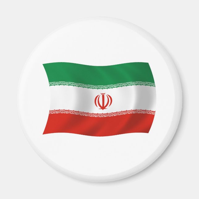 Íman Ímã de Bandeira do Irã (Frente)