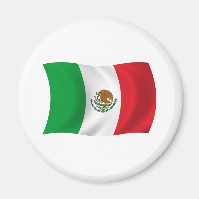 Íman Ímã de Bandeira do México (Frente)