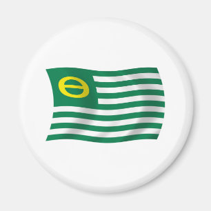 Íman Ímã de Bandeira do Movimento Ecológico