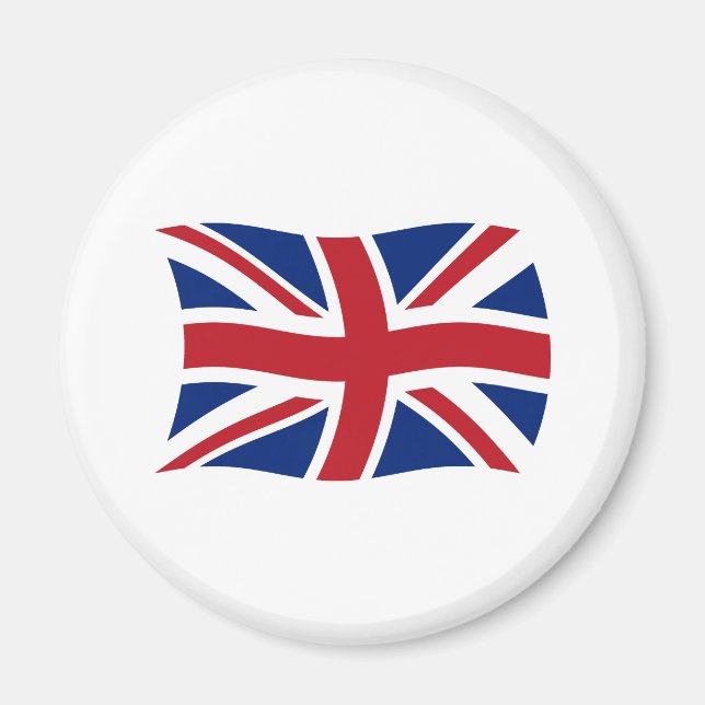 Íman Ímã de Bandeira do Reino Unido (Frente)