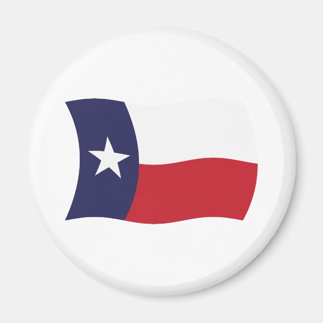 Íman Ímã de Bandeira do Texas (Frente)