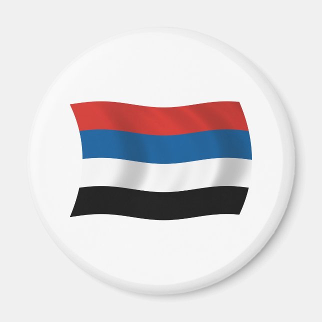 Íman Ímã de Bandeira dos Povos Indígenas da Colômbia (Frente)