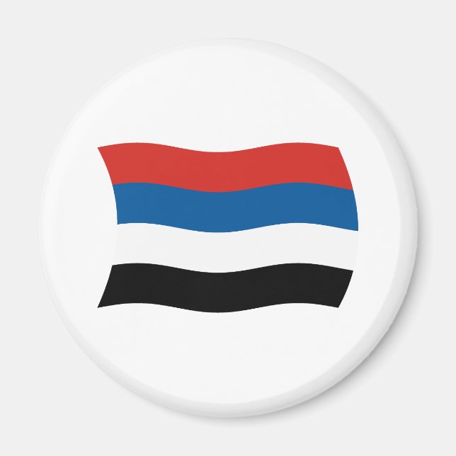 Íman Ímã de Bandeira dos Povos Indígenas da Colômbia (Frente)