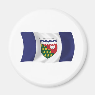 Íman Ímã de Bandeira dos Territórios do Noroeste