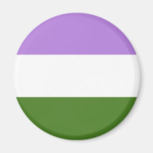 Íman Ímã de Bandeira LGBT Genderqueer