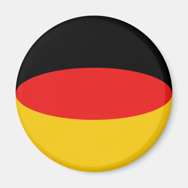 Íman Ímã de Bandeira Olho de Peixe da Alemanha (Frente)