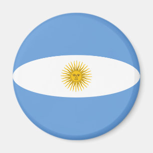 Íman Ímã de Bandeira Olho de Peixe da Argentina