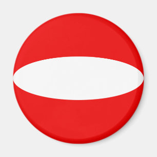 Íman Ímã de Bandeira Olho de Peixe da Áustria
