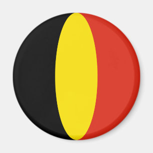 Íman Ímã de Bandeira Olho de Peixe da Bélgica