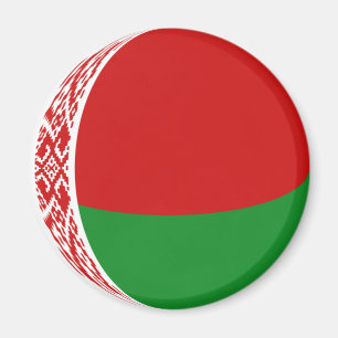 Íman Ímã de Bandeira Olho de Peixe da Bielorrússia