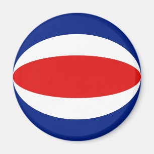 Íman Ímã de Bandeira Olho de Peixe da Costa Rica