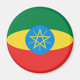 Íman Ímã de Bandeira Olho de Peixe da Etiópia