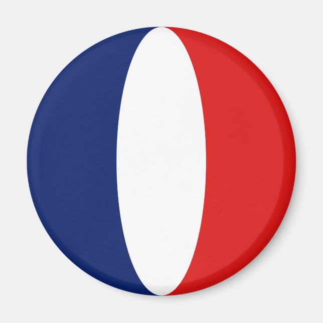 Íman Ímã de Bandeira Olho de Peixe da Guiana Francesa (Frente)