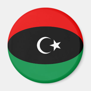 Íman Ímã de Bandeira Olho de Peixe da Líbia