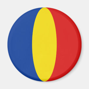 Íman Ímã de Bandeira Olho de Peixe da Romênia