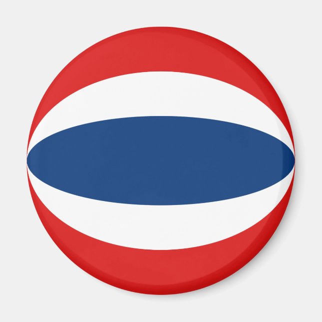Íman Ímã de Bandeira Olho de Peixe da Tailândia (Frente)