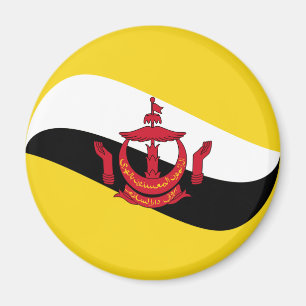 Íman Ímã de Bandeira Olho de Peixe de Brunei
