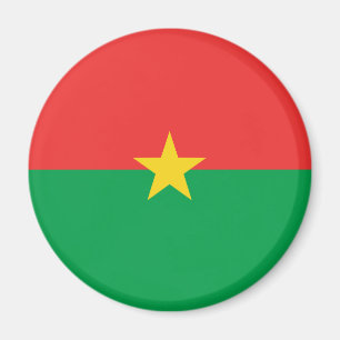 Íman Ímã de Bandeira Olho de Peixe de Burkina Faso