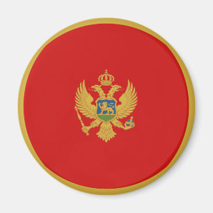 Íman Ímã de Bandeira Olho de Peixe de Montenegro