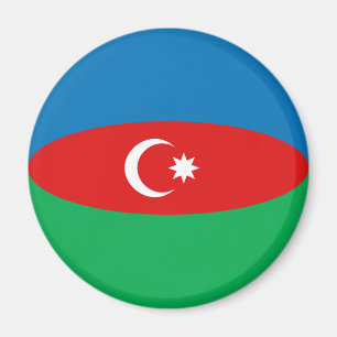 Íman Ímã de Bandeira Olho de Peixe do Azerbaijão