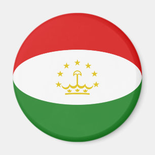 Íman Ímã de Bandeira Olho de Peixe do Tajiquistão