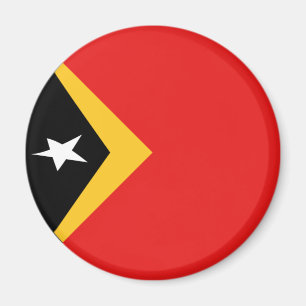 Íman Ímã de Bandeira Olho de Peixe do Timor-Leste